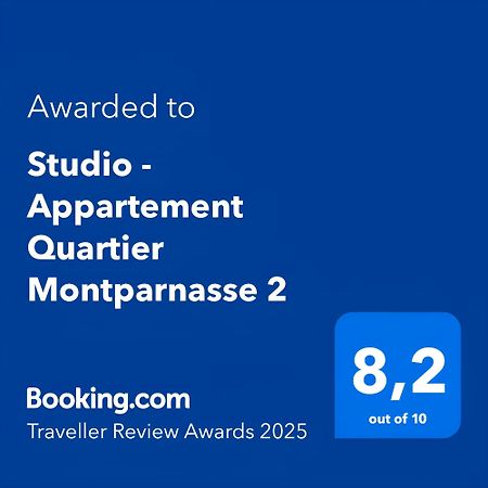 Studio - Appartement Quartier Montparnasse 2 Free Netflix Parijs Buitenkant foto